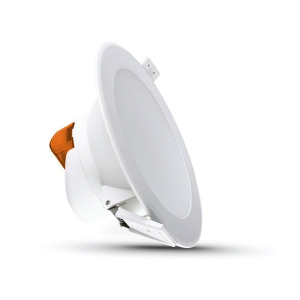 Downlight LED redondo Basik de leds Factory 10W para encastrar em tecto redondo | Leon Iluminação LED