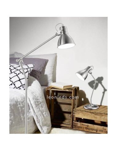 Lámpara de mesa Nickel Jasper foto de ambiente marca Trio Lighting - LeonLeds