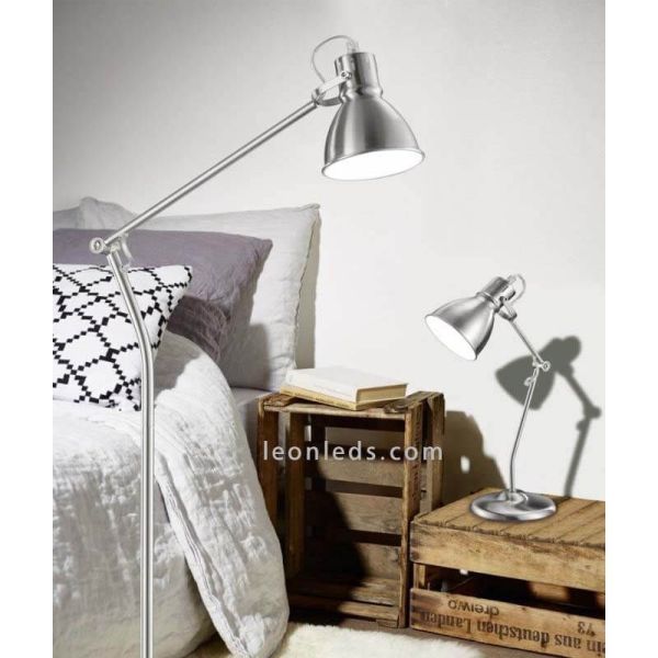 Candeeiro de mesa Nickel Jasper foto da marca de ambiente Trio Lighting - LeonLeds
