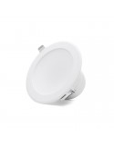 Downlight de LED 7W para sustituir Halogenos con aro de color blanco modelo Basik de Leds Factory | LeonLeds Iluminación