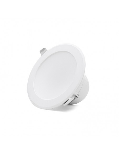 Downlight de LED 7W para sustituir Halogenos con aro de color blanco modelo Basik de Leds Factory | LeonLeds Iluminación