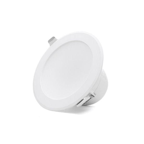 Downlight de LED 7W para sustituir Halogenos con aro de color blanco modelo Basik de Leds Factory | LeonLeds Iluminación