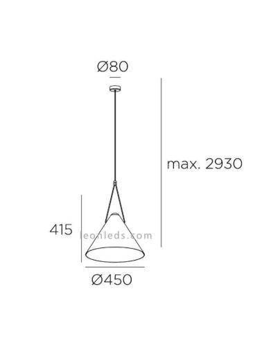 Lampe de plafond moderne noir Super...