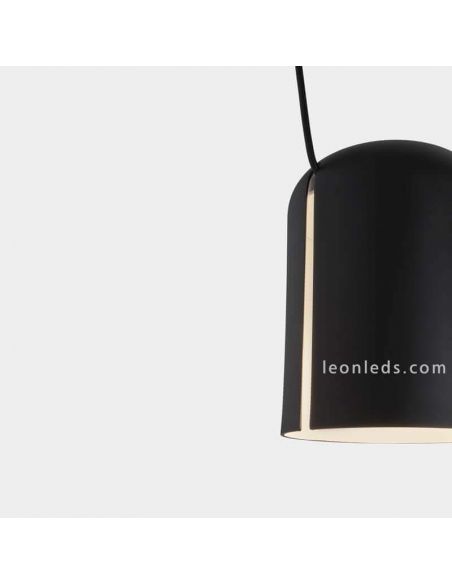 Luminária pendente cilíndrica contemporânea Attic Pendant 1xE27 | LeónIluminação Leds | tela de metal