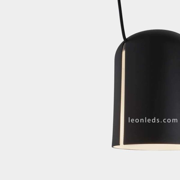 Luminária pendente cilíndrica contemporânea Attic Pendant 1xE27 | LeónIluminação Leds | tela de metal