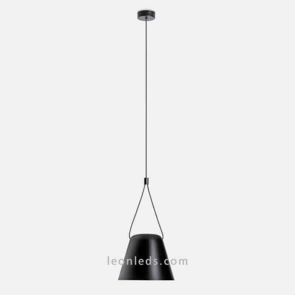 Lámpara colgante Conic Shape Attic Pendant 1xE27 | LeónLeds Iluminación | luminaria negra