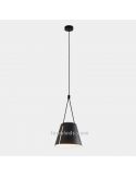 Lámpara colgante Conic Shape Attic Pendant 1xE27 | LeónLeds Iluminación | luminaria negra