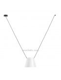Lampe suspendue pour source lumineuse latérale Attic Pendant 1xE27 | Éclairage LeónLeds | lampe blanche