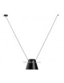 Lampe suspendue pour source lumineuse latérale Attic Pendant 1xE27 | Éclairage LeónLeds | lampe noire
