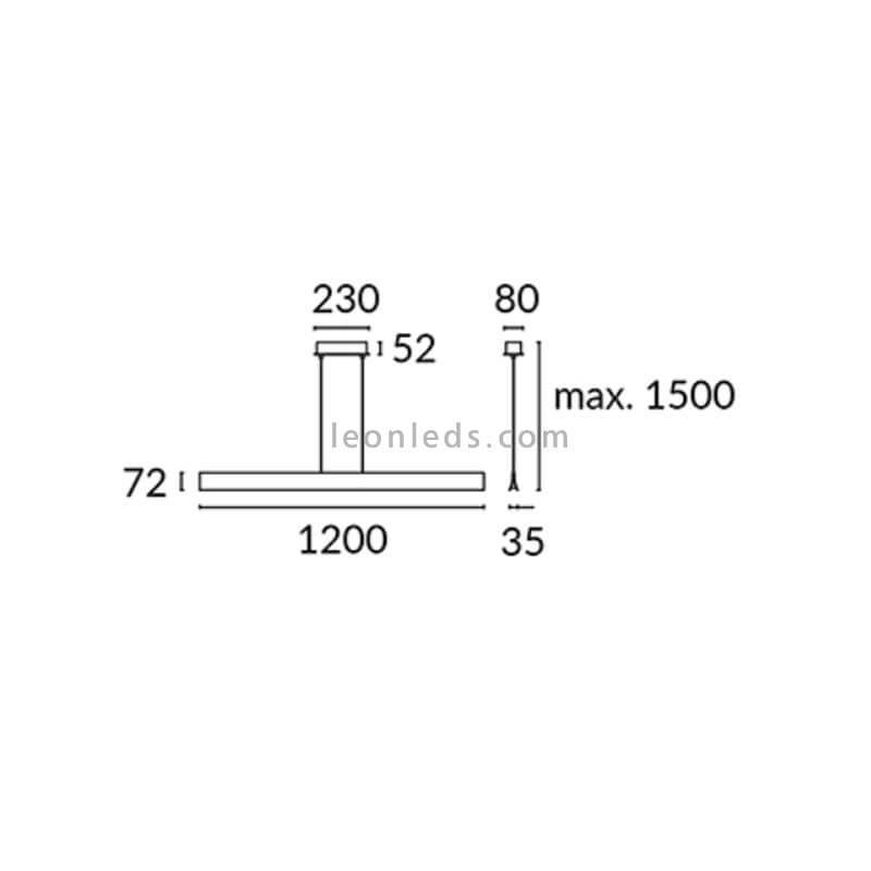 Minimalista Bravo Dimmable 3000k LEDS C4 LED Lâmpada Pingente