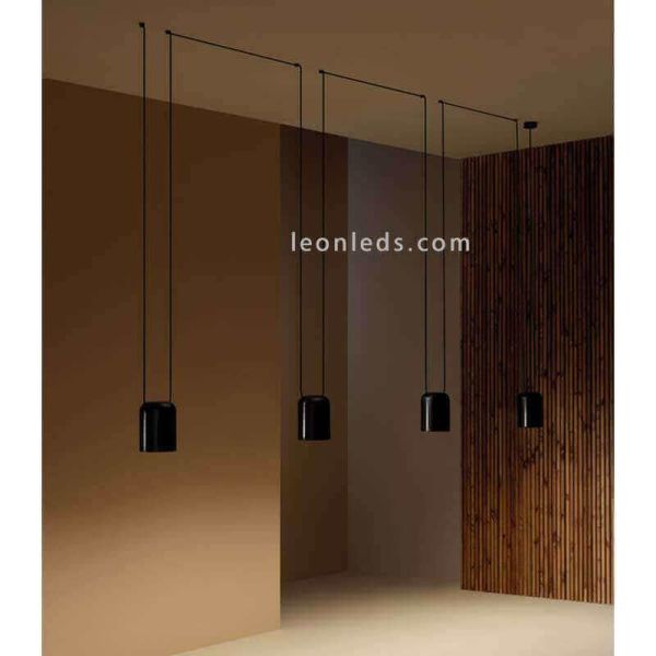 Lampe de plafond avec 2 abat-jour...