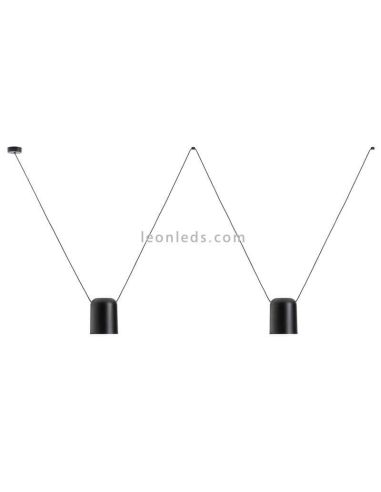 Lampe de plafond avec 2 abat-jour...