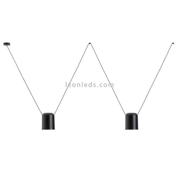 Lampe de plafond avec 2 abat-jour...