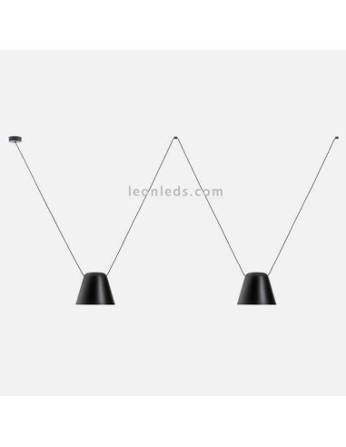 Lampe suspendue avec 2 cloches Attic...