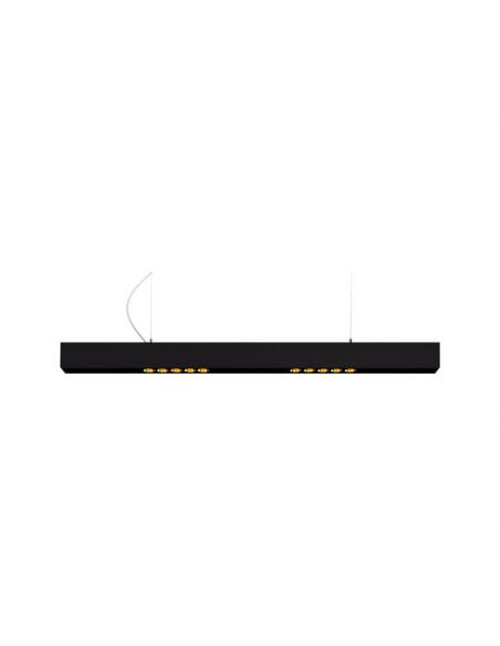 Black Foster 1200 Candeeiro de teto preto e dourado da Arkoslight | LeonLeds.com