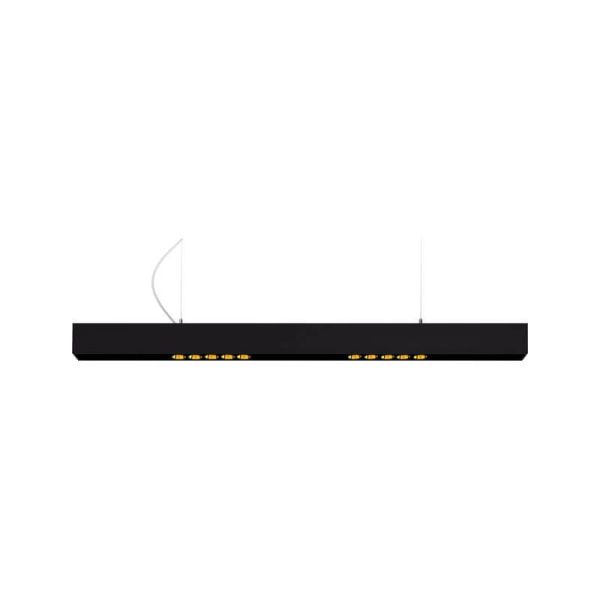 Black Foster 1200 Candeeiro de teto preto e dourado da Arkoslight | LeonLeds.com