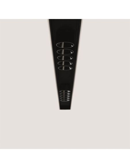 Grande plano do candeeiro de teto preto Foster 1200 preto da Arkoslight | LeonLeds.com