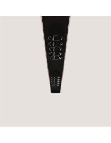 Grande plano do candeeiro de teto preto Foster 1200 preto da Arkoslight | LeonLeds.com