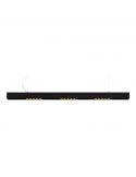 Black Foster 1600 Candeeiro de teto preto e dourado da Arkoslight | LeonLeds.com