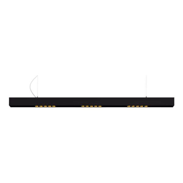 Black Foster 1600 Candeeiro de teto preto e dourado da Arkoslight | LeonLeds.com
