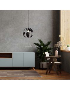 Plafonnier noir Mundo 2