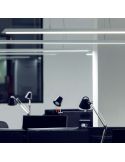 Varias lámparas de techo blancas Slimgot de Arkoslight en fila | LeónLeds.com