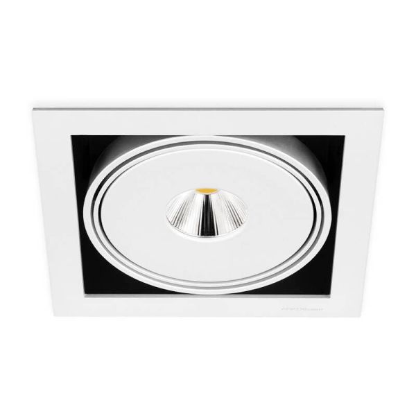 Plafonnier Orbital Lark-111 blanc 1 lumière de Arkoslight | LeonLeds.com