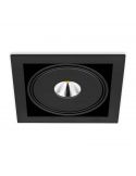 Orbital Lark-111 Projetor de teto preto de 1 luz da Arkoslight | LeonLeds.com