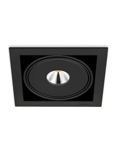 Orbital Lark-111 Plafonnier noir 1 lumière de Arkoslight | LeonLeds.com