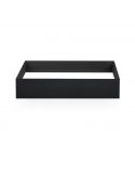 Aplique de pared LED Rec Mini negro de Arkoslight | Leonleds