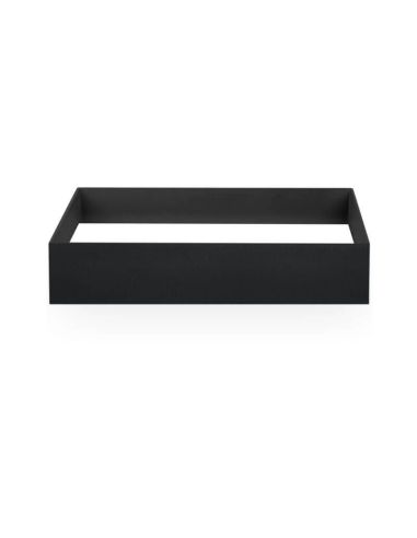 Aplique de pared LED Rec Mini negro de Arkoslight | Leonleds