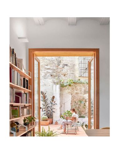 Aplique de pared interior Rec Mini 20W foto de ambiente | LeonLeds