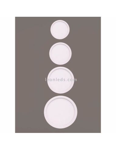 Downlight LED redondo Saona 6W tamaño pequeño 9Cm | LeónLeds Iluminación | Downlight disponible en 4 tamaños