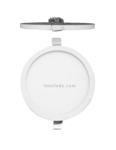 Downlight LED redondo Saona 6W tamanho pequeno 9Cm | LeónIluminação Leds | downlight extra plana
