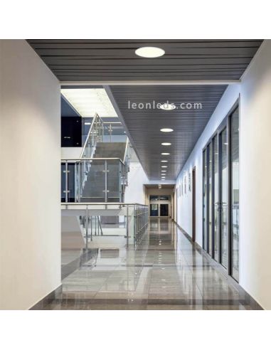 Downlight LED redondo Saona 6W tamaño pequeño 9Cm | LeónLeds Iluminación | para pasillo