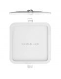 Downlight LED cuadrado Saona 6W tamaño pequeño 9Cm | LeónLeds Iluminación | Downlight extra plano