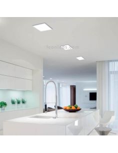 Downlight LED cuadrado empotrable extra grande Saona 22,5Cm y 24W | LeónLeds Iluminación | Downlight IP20 2