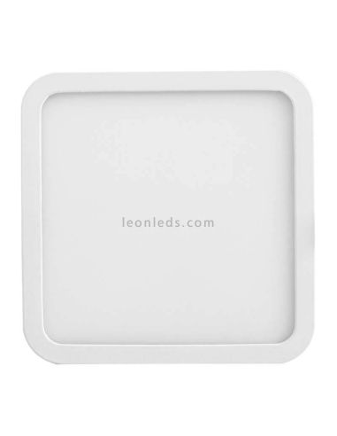 Downlight LED cuadrado empotrable extra grande Saona 22,5Cm y 24W | LeónLeds Iluminación | Downlight IP20