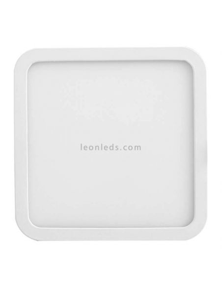 Downlight LED cuadrado empotrable extra grande Saona 22,5Cm y 24W | LeónLeds Iluminación | Downlight IP20