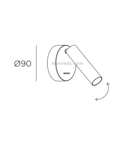 LED Leselampe Stylus Switch LED Wall...