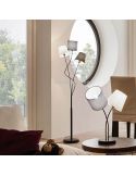 Lampadaire Maronda en tissu et acier 3xE14 environnement Eglo