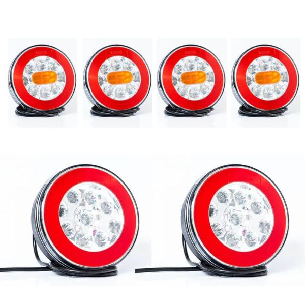 Kit Pilotos Led Redondos Camión | LeonLeds