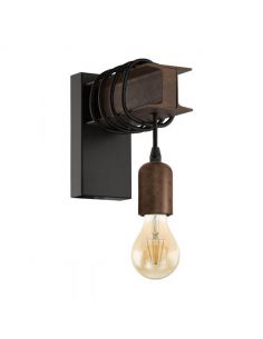 Applique murale suspendue vintage Townshend 4 Vintage 1XE27 | Applique Vintage en Acier de Eglo Lighting | Éclairage LeonLeds