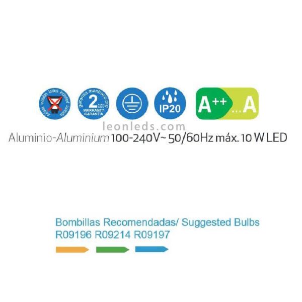 Réglette plafond avec 4 Spots...