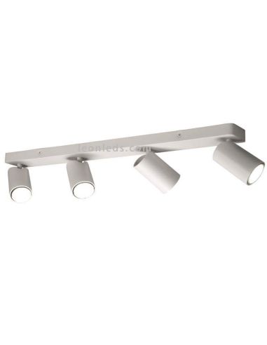 Regleta de techo con 4 focos...