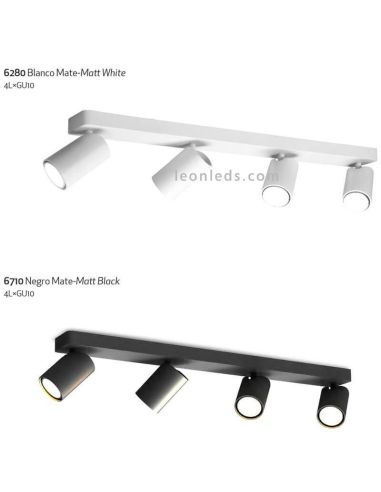 Réglette plafond avec 4 Spots...