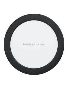 Downlight LED redondo empotrable negro Fueva 5 IP44 10,5W