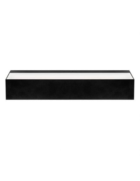 Aplique de pared LED Rec Double negro de Arkoslight | Leonleds