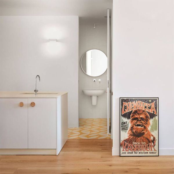 Aplique de pared pequeño Rec Double Mini de Arkoslight ambiente | Leonleds