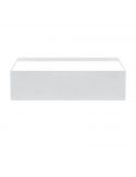 Aplique de pared interior pequeño Rec Double Mini en blanco | Leonleds